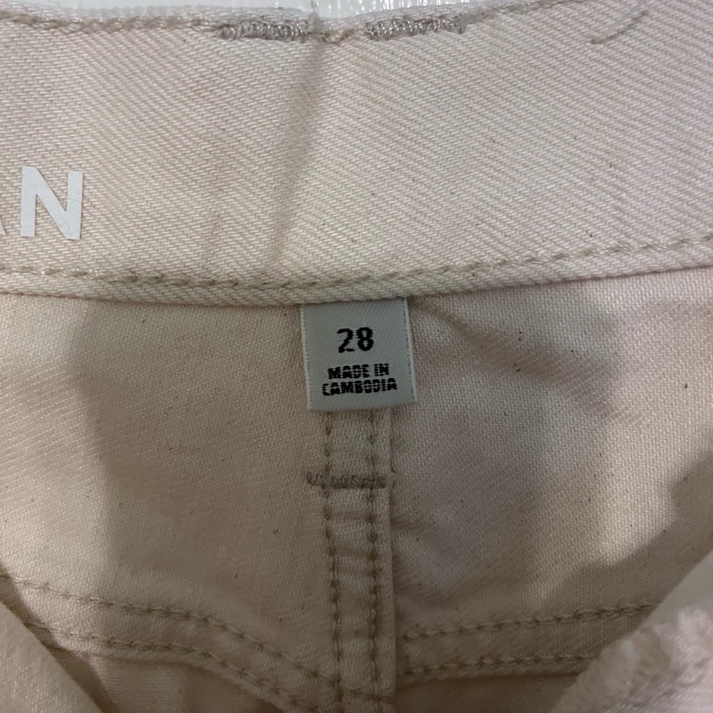 J. Crew Women's Cream Boyfriend Jeans - Picture 3 of 7